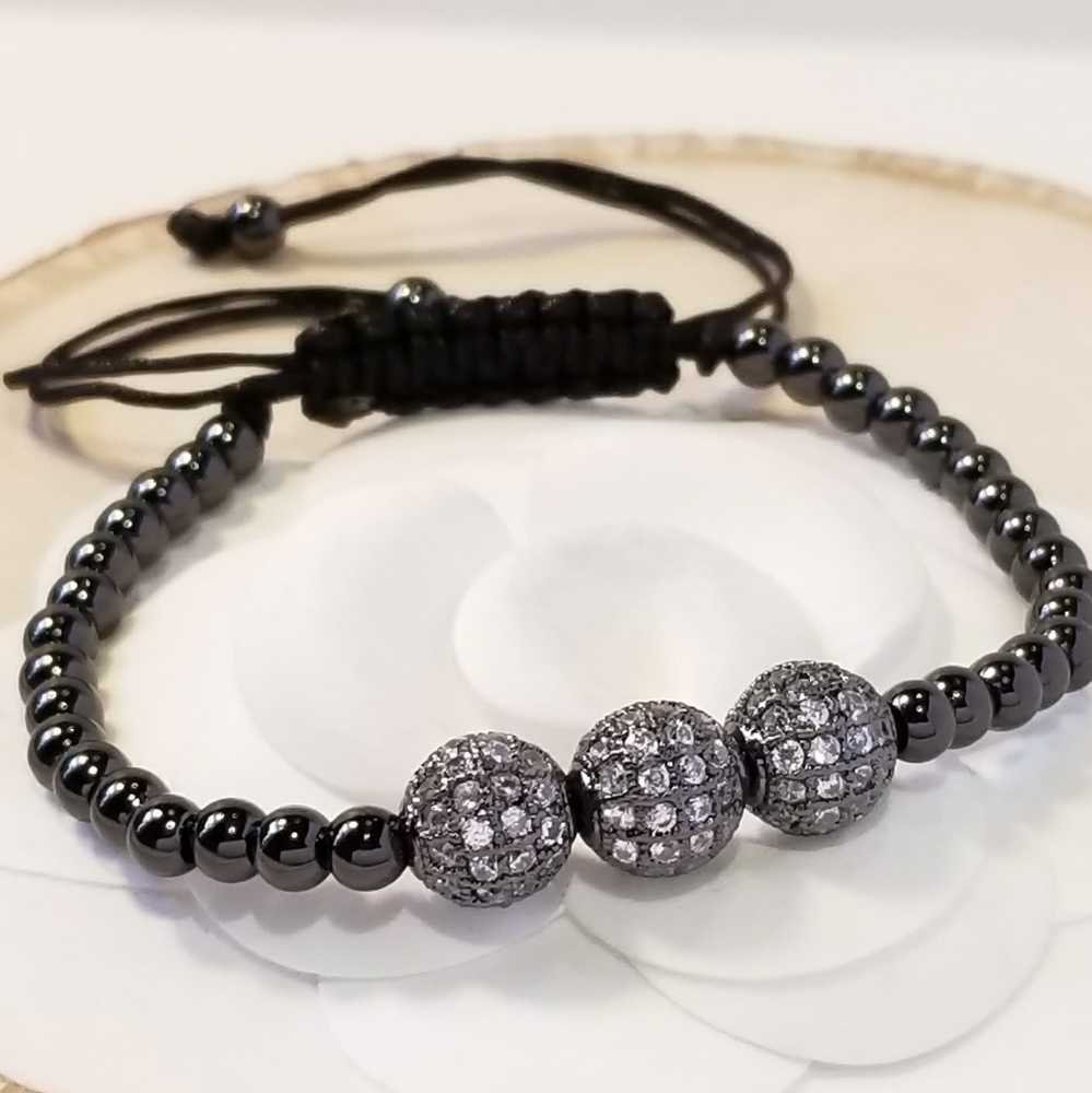 NEW Spheres Pave CZ Bracelet